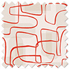 Meander, Orange - Roman Blind